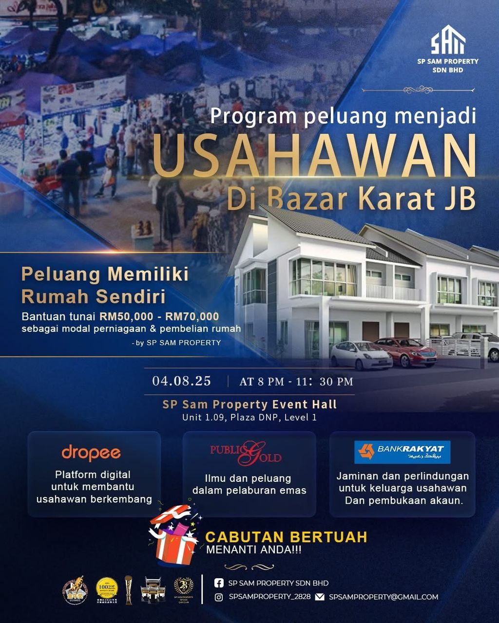 Gabungan Kuasa Usahawan Johor｜Seminar Keusahawanan Bazar Karat 2025